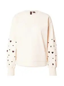 VERO MODA Mikina 'VMLILJE'  žltohnedá / čokoládová