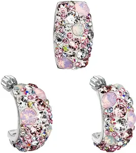 Evolution Group - Pavona Sada šperků s krystaly Swarovski Magic Rose 39116.3 (náušnice, přívěsek)