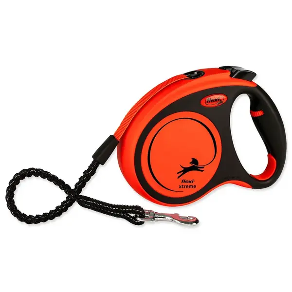Flexi Vodítko Xtreme páska M oranžové 5m