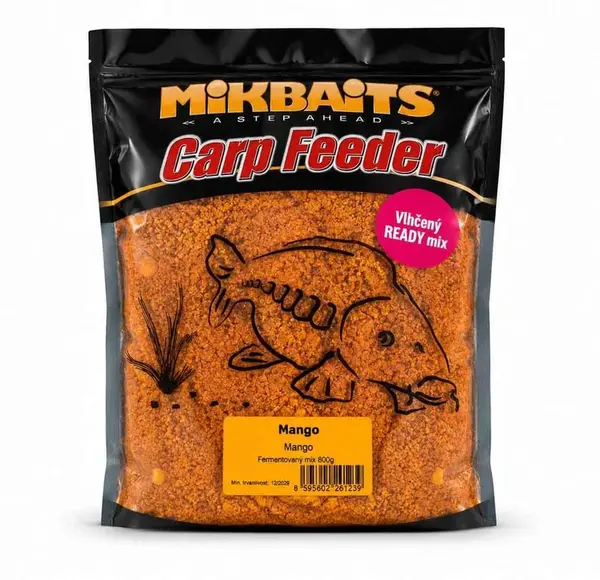 Mikbaits fermentovaný vlhčený ready mix 800 g - mango