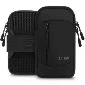 Tech-Protect M6 Armband bežecké puzdro, čierne / ružové