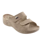Dámské šlapky DS/152 BÉŽOVÁ v.38