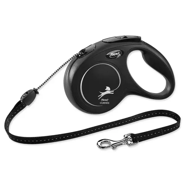 Vodítko Classic New lanko M čierne 5m
