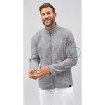 Pletená fleecová mikina WARM - šedá 3XL