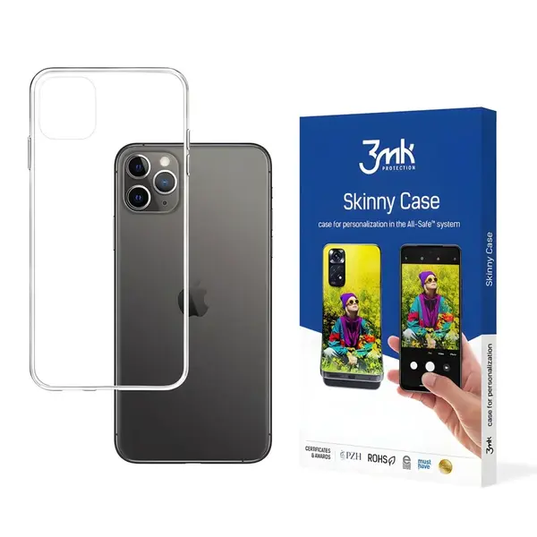 Skinny puzdro pre Apple iPhone 11 Pro Max - Transparentná
