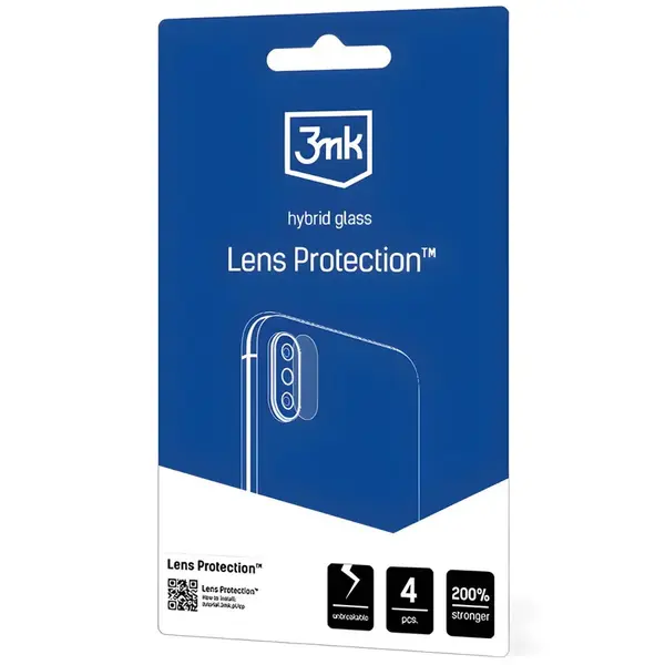 4x 3mk Lens Protection™ pre Honor Magic7 Pro - Transparentná