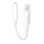Audio adaptér Lightning na 3,5 mm jack - 10 cm - Biela H36385