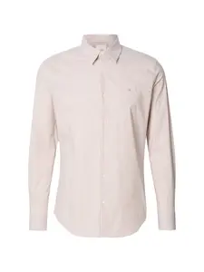Calvin Klein Košeľa  marhuľová / biela