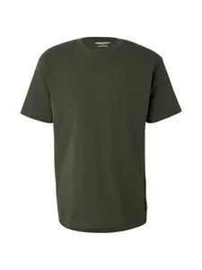 JACK & JONES Tričko  olivová