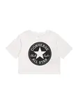 CONVERSE Tričko  čierna / biela