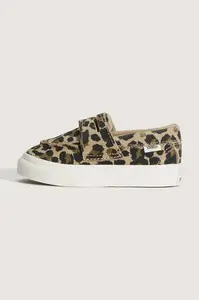 Vans  Mokasíny dětské semišové Loafer 53 LEOPARD