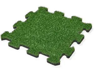 Gumová dlažba Max3 - tráva puzzle 500x500x25