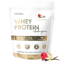 VENIRA whey protein jahoda a malina 1000 g