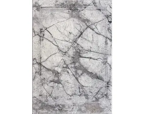 Koberec Itea 120x170 cm, šedo-bílý mramor
