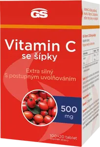 GS Vitamin C 500mg se šípky 120 tablet