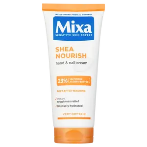 MIXA vyživující krém na ruce a nehty s bambuckým máslem 100 ml