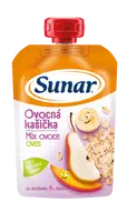 SUNAR kašička ovocná kapsička mix ovoce, ovesné vločky 6m+ 120 g