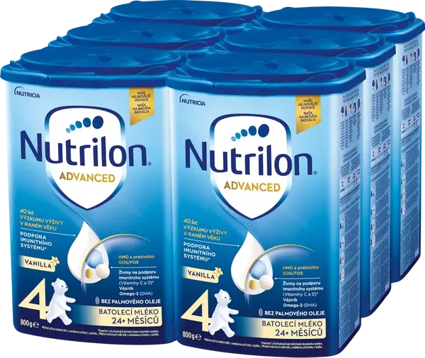 NUTRILON Advanced 4 Vanilla batolecí mléka 6 x 800 g