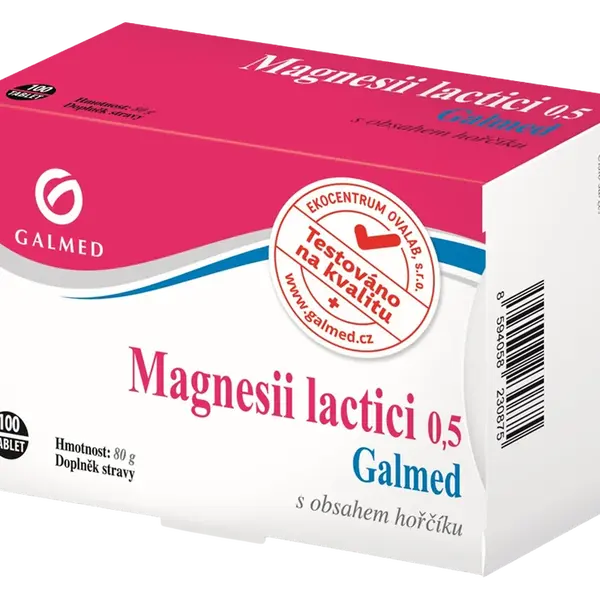GALMED Magnesii lactici 0,5 g 100 tablet