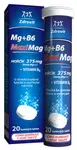 ZDROVIT MaxMag Hořčík 375 mg + B6 20 šumivých tablet