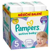 PAMPERS Active Baby plenky vel. 5, 11-16 kg, 150 ks