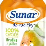 SUNAR Do ručičky ovocná kapsička hruška 4m+ 100 g