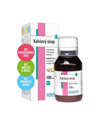 GENERICA Kalciový sirup 100 ml