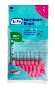 TEPE Mezizubní kartáčky růžové 0,4 mm 8 ks