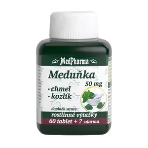 MEDPHARMA Meduňka+Chmel+Kozlík 67 tablet