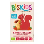 BELKORN BISkids BIO měkké dětské sušenky s jahodovým pyré bez přidaného cukru, 33% ovoce 120 g
