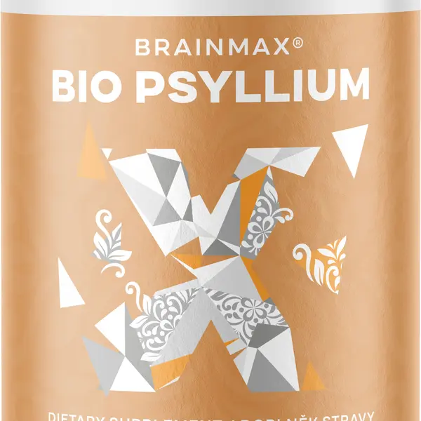 BRAINMAX BIO Psyllium 200 kapslí