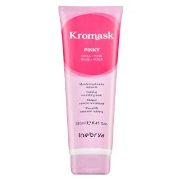 Inebrya Kromask Coloring Nourishing Mask vyživující maska s barevnými pigmenty pro vlasy s růžovými odstíny Pinky 250 ml