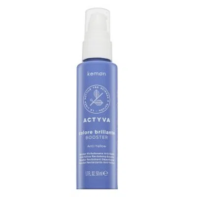 Kemon Actyva Colore Brillante Anti-Yellow Booster bezoplachová péče pro neutralizaci žlutých tónů 50 ml
