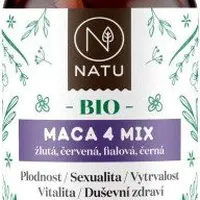 NATU BIO Maca 4 Mix 120 kapslí