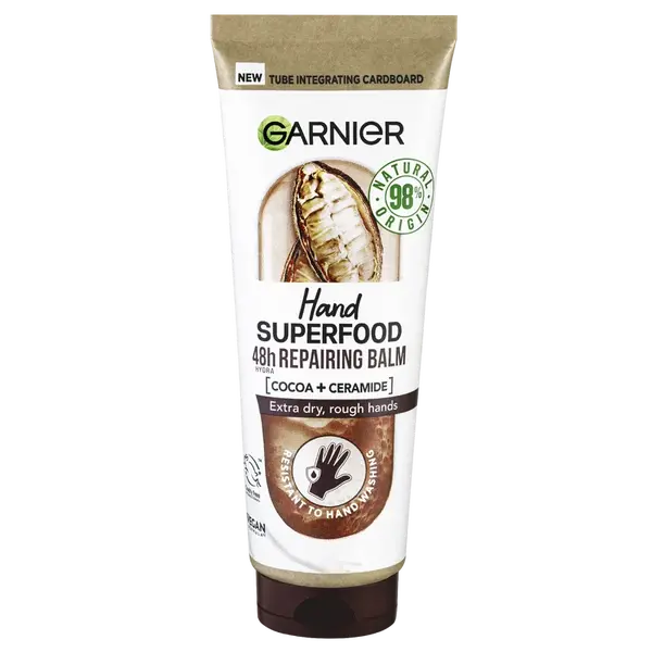 GARNIER Hand Superfood regenerační krém na ruce s kakaem 75 ml