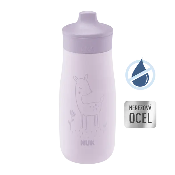 NUK Nerez láhev Mini-Me SIP fialová 300 ml