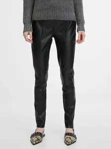 Black Women's Leatherette Trousers ORSAY - Women's
