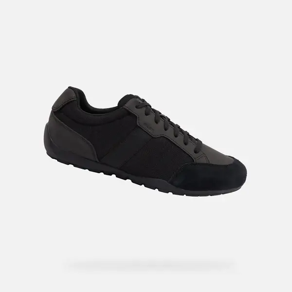 Black Men's Geox Ravex Sneakers - Men's