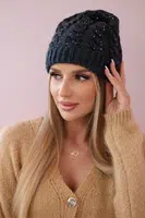 Kesi Dámska čiapka Kalina K362 čierna