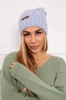 Kesi Čapica s fleece Paulina K227 modrá