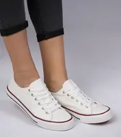 Gemre Biele klasické dámske tenisky Menfis