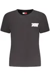 Čierne tričko Tommy Hilfiger s krátkym rukávom