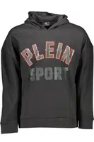 PLEIN SPORT SWEATSHIRT WITHOUT ZIP MAN BLACK