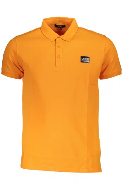 CAVALLI CLASS POLO SHORT SLEEVE MAN ORANGE