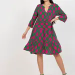 Dress-D73771M30214G-green