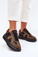 BIG STAR SHOES Kožené Dámske Sneakersy Na Platforme Big Star By Daniel Lopez