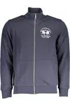 LA MARTINA MEN'S BLUE ZIPPED SWEATSHIRT