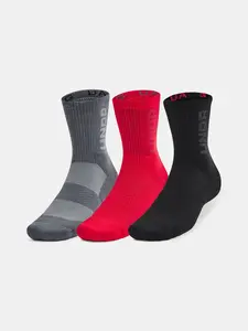 Under Armour Unisex socks UA 3-Maker 3pk Mid-Crew - unisex