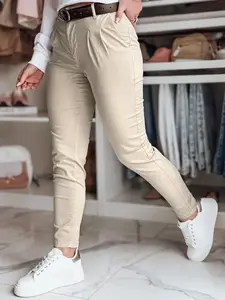 Dámske chinos nohavice MODELA cappuccino