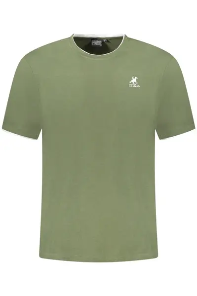 Pánske zelené tričko s krátkym rukávom